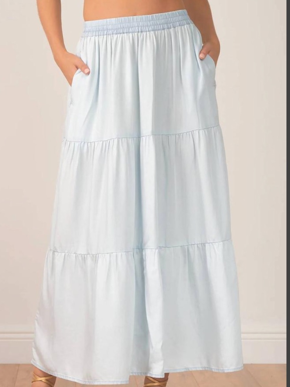 ELAN Tier Skirt Malu Maxi Tier Skirt - Picture 2 of 10